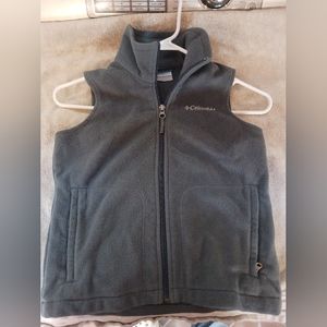 Columbia grey fleece vest